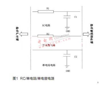 RC電路或者單電阻、單電容電路