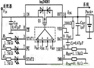 支持熱調(diào)節(jié)與輸入OVP的充電器