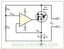 圖1：MOSFET的電阻變化，功能上像是一只可變電阻