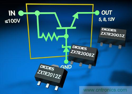  Diodes全新集成高壓穩(wěn)壓器晶體管，顯著提升功率密度和減少器件數(shù)量