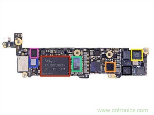 土豪金iPhone 5S拆解：內(nèi)部結(jié)構(gòu)升級，維修難度增加