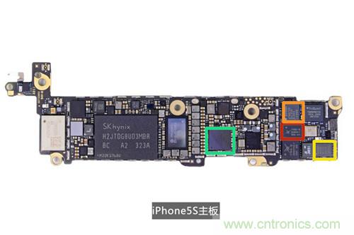 土豪金iPhone 5S拆解：內(nèi)部結(jié)構(gòu)升級，維修難度增加