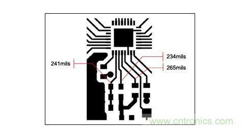 一個緊湊的PCB布局，寄生效應(yīng)會對電路產(chǎn)生影響。