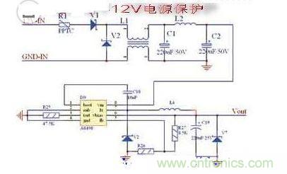 車載電源浪涌防護電路設計