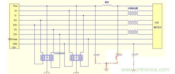 USB保護電路的EMC設(shè)計