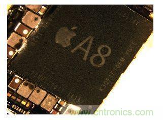 圖3 蘋(píng)果iPhone 6主板核心：A8處理器