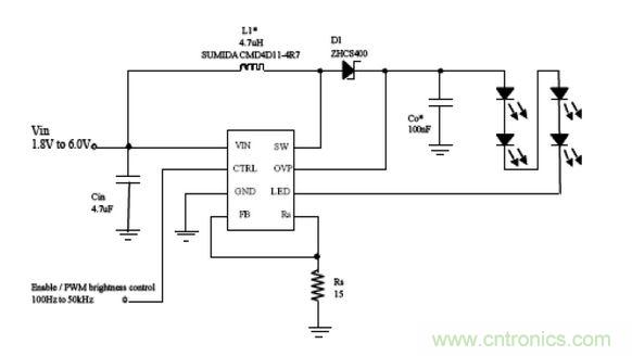 白光 LED 恒流驅動器 IC