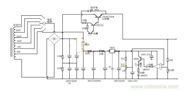 可從0瓦調起的線性直流電源設計