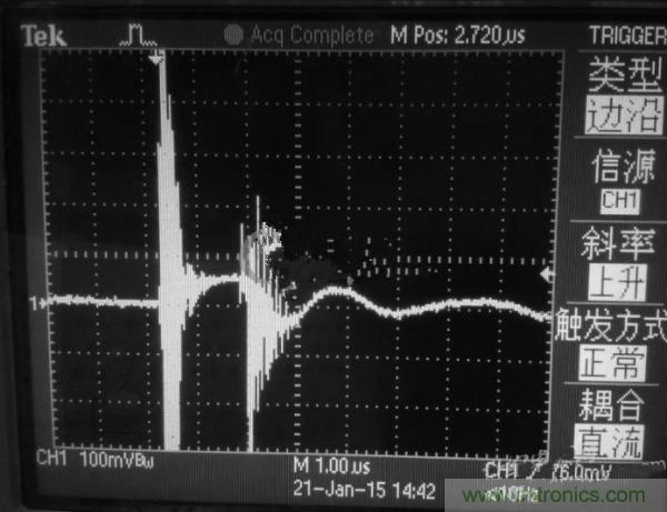 高人指點：反激初級電流波形異常如何解決？