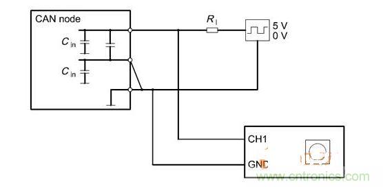  Cdiff測試原理（CANnode輸出線從上往下為CANH、CANL、GND）