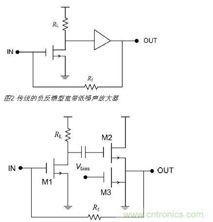 改進的負反饋型寬帶低噪聲放大器