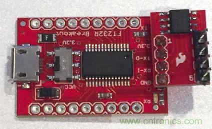  圖4：裝配好的隔離型USB-to-UART轉(zhuǎn)換器。