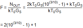 現(xiàn)代無(wú)線電接收機(jī)的系統(tǒng)噪聲系數(shù)分析