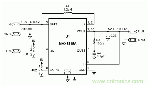 Li+電池供電、低壓高亮度(HB) LED解決方案