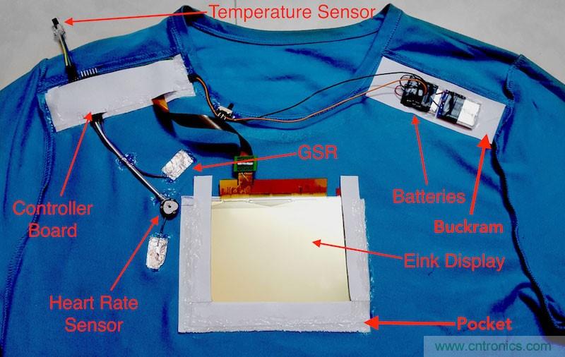 如何DIY一款能監(jiān)控個人情緒的電子T恤？