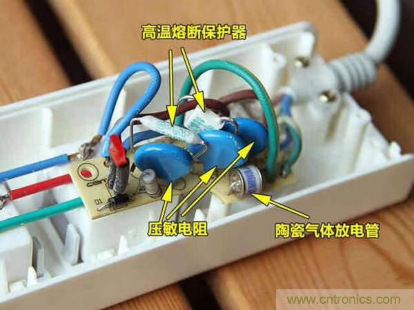 電源插座如何防雷？巧用壓敏電阻&陶瓷氣體放電管