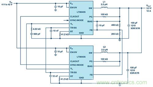 42 V、6 A（峰值7 A）、超低EMI輻射、高效率降壓型穩(wěn)壓器