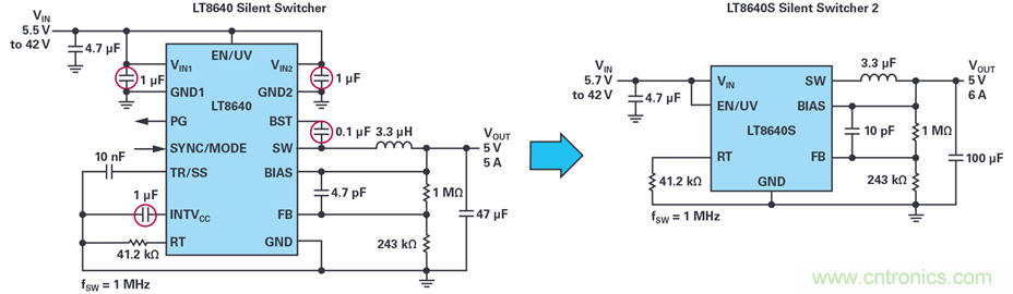 是否可以將低EMI電源安裝到擁擠的電路板上？