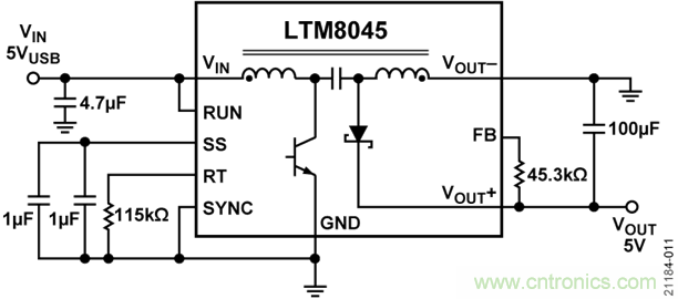 USB供電、915MHz ISM無線電頻段、具有過溫管理功能的1W功率放大器