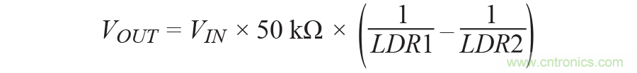 你有沒有試過用儀表放大器測量兩個(gè)光源的相對強(qiáng)度？