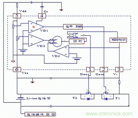 鋰電池保護板工作原理