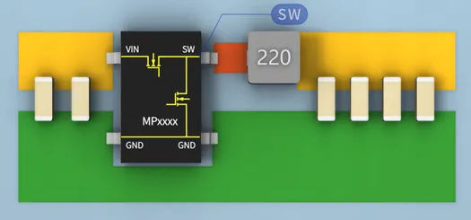 SW與電感之間的鋪銅面積越大越好嗎？