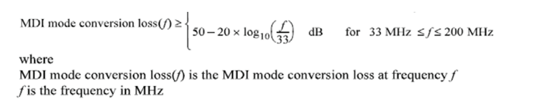 汽車(chē)以太網(wǎng)一致性之 MDI 模式轉(zhuǎn)換損耗測(cè)試