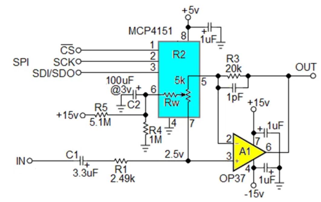 數(shù)字電位器能否代替電路中的機械電位器？