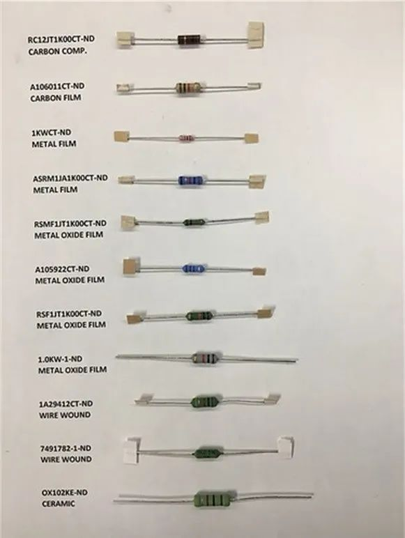 對照一下，你了解幾種電阻？